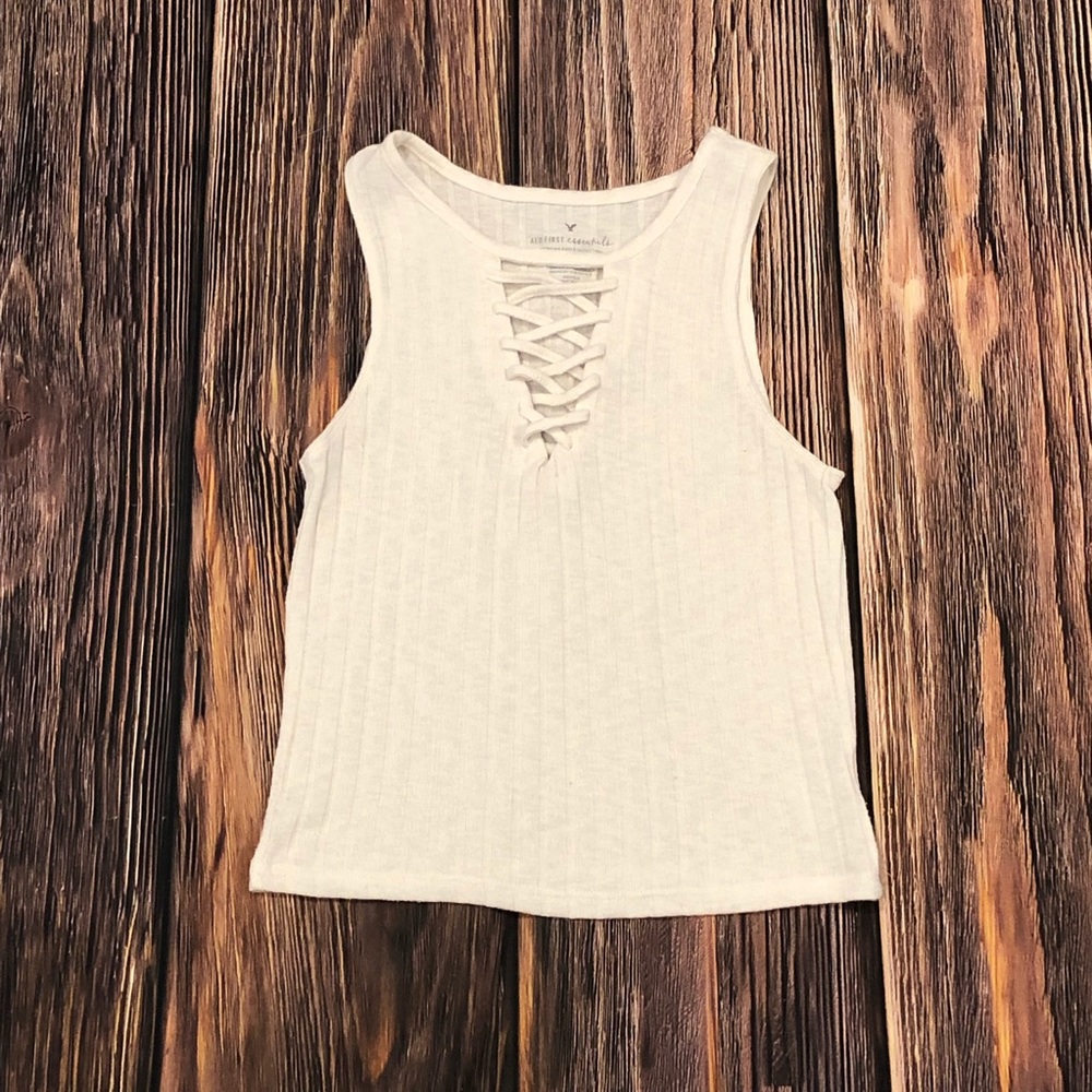 American eagle cross top cute boho size medium